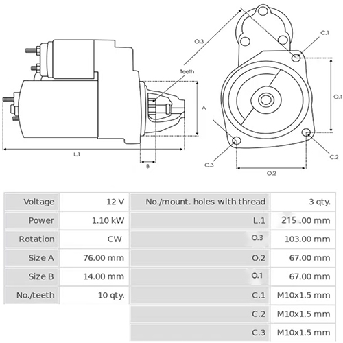 Z28659R — ZIKMAR — Стартер