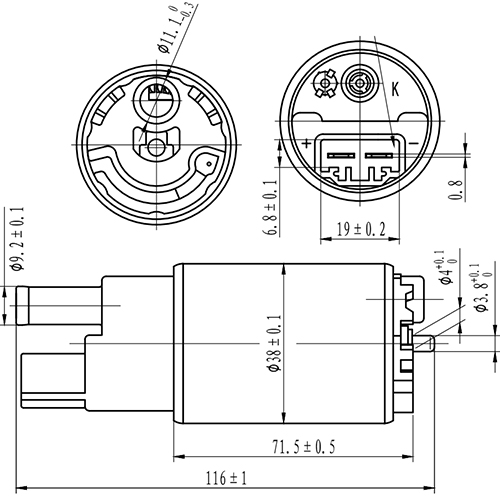 Z61098R — ZIKMAR — Насос топливный