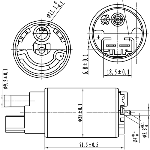 Z61169R — ZIKMAR — Насос топливный (с сеткой)