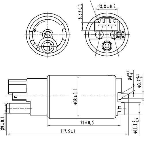 Z61182R — ZIKMAR — Топливный насос (без фильтра)