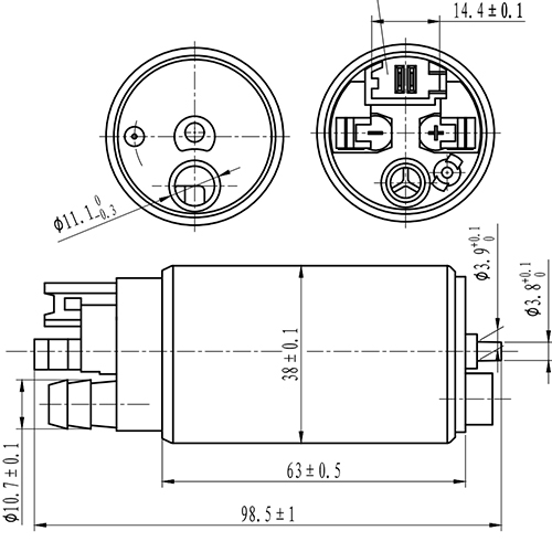 Z61183R — ZIKMAR — Топливный насос (вставка)