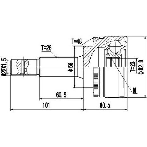 Z87026R — ZIKMAR — Шрус Наружный