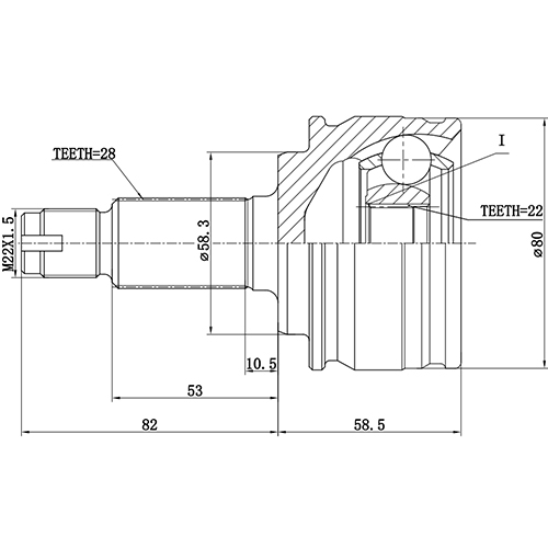 Z87397R — ZIKMAR — Шрус Наружный