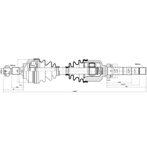 Z88028R — ZIKMAR — Приводной вал