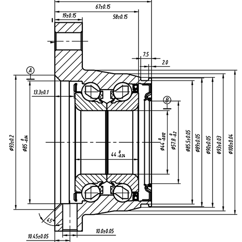 Z89444R — ZIKMAR — Ступица задняя левая