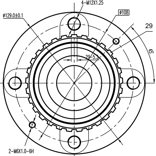 Z89541R — ZIKMAR — Ступица задняя