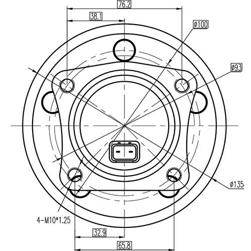 Z89567R — ZIKMAR — Ступица задняя