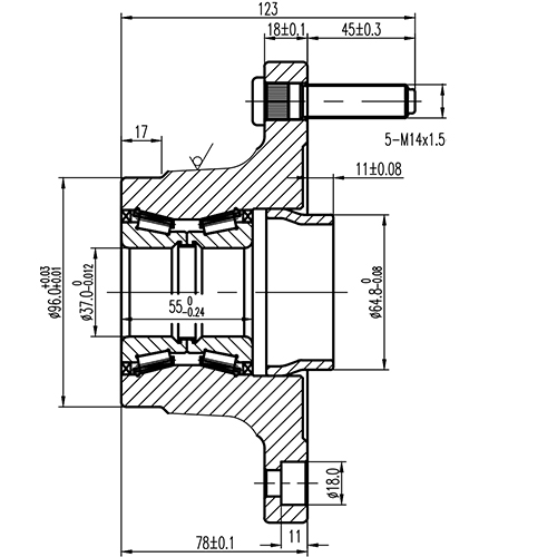 Z89841R — ZIKMAR — Ступица задняя