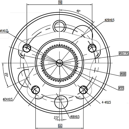 Z89871R — ZIKMAR — Ступица задняя с ABS