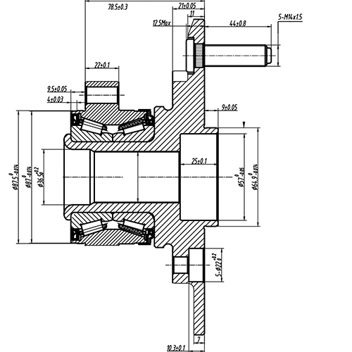 Z89872R — ZIKMAR — Ступица передняя